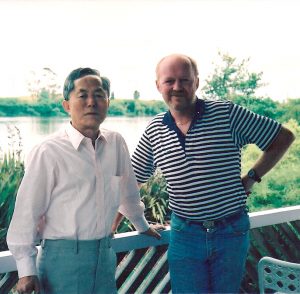 Peter Graham with General Choi